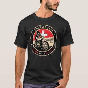オベラルパス スイス オートバイ Tシャツ