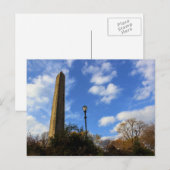 オベリスク、クレオパトラの針、ニューヨーク州セントラルパーク ポストカード (正面/裏面)