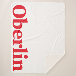 オベリンフリースブランケット シェルパブランケット