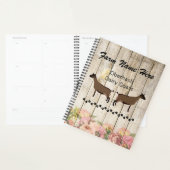 オベルハスパーソナライズされたリ乳製ヤギファーム プランナー手帳 (ディスプレー)