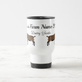 オベルハスパーソナライズされたリ酪農ヤギ農場 トラベルマグ (中央)