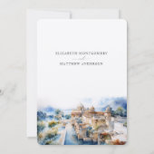 オベロイウダイヴィラスレイクピコラ結婚インド 招待状 (裏面)