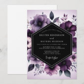 オベールジュの夜の花嫁 招待状 (正面/裏面)