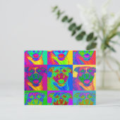 オペアートピットブル ポストカード (スタンド正面)