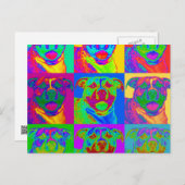 オペアートピットブル ポストカード (正面/裏面)