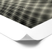 オペアートランダムモアレ波09 ポスター (角)