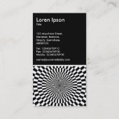 オペアート – 黒 名刺 (裏面)