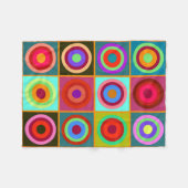 オペアート#20 フリースブランケット (正面(横))