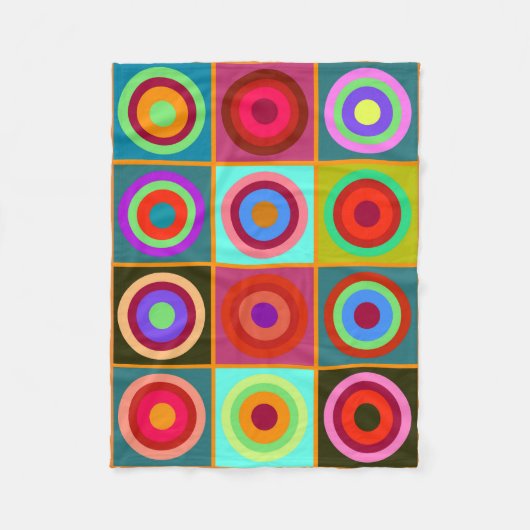 オペアート#20 フリースブランケット (正面)