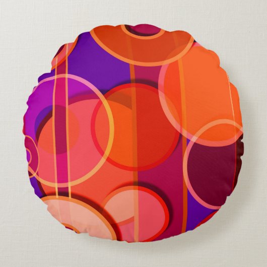 オペアート#23 ラウンドクッション (正面)