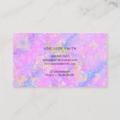 オペインスパイアルプルブルー 名刺 (裏面)