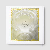 オペティ金ゴールドモチーフアトリエ ゲストブック (裏面)