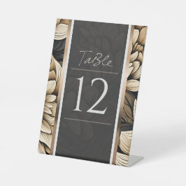 オペティ金ゴールド&シャンパン開花 台座サイン