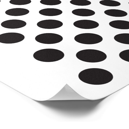 オペドットB&W ポスター (角)