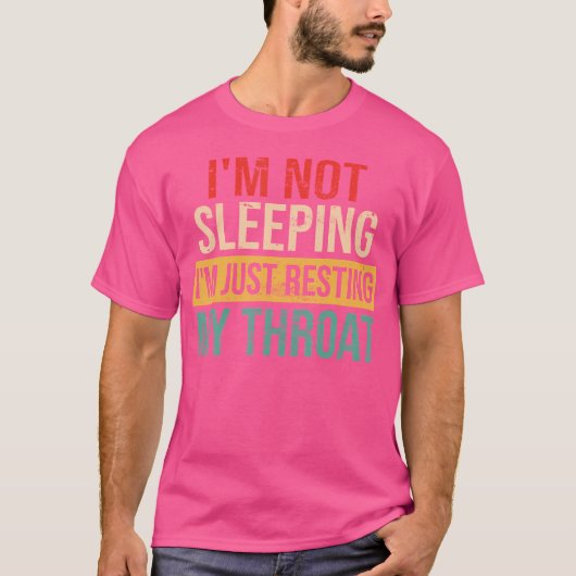 オペラおもしろいーシンガーIm眠らないIm Just Stay Tシャツ (正面)