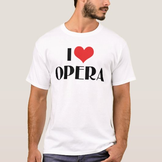オペラが大好き Tシャツ (正面)