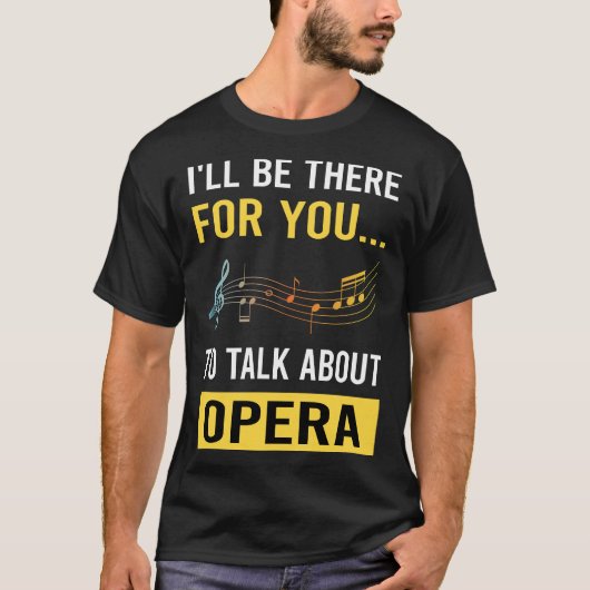 オペラについて語ろう Tシャツ (正面)