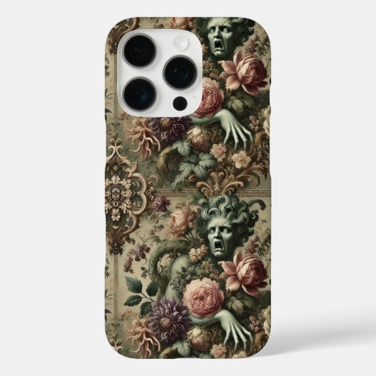 オペラのオープレンス – ゴシック様式のフローラバロック Case-Mate iPhoneケース (裏面)