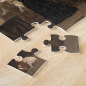 オペラのリハーサル、c.1709 (キャンバスの油) ジグソーパズル (側面)