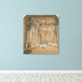 オペラの合間のホワイエ キャンバスプリント (インサイチュ (ウッドフロア))