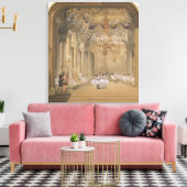 オペラの合間のホワイエ キャンバスプリント (インサイチュ (リビング))