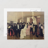 オペラの回廊の議論， 1889 ポストカード (正面/裏面)