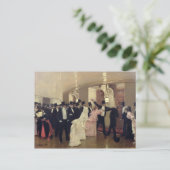 オペラの回廊の議論， 1889 ポストカード (スタンド正面)