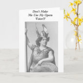 オペラの声を使わせない カード (黄色い花)