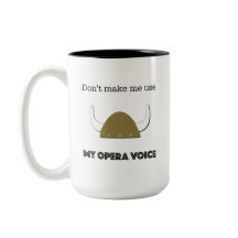 オペラの声を暗い文字バイキング