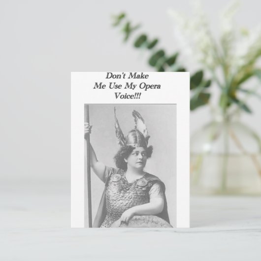 オペラの声 ポストカード (スタンド正面)