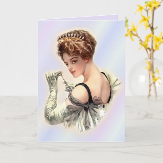 オペラの夜 カード (黄色い花)