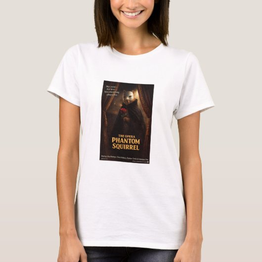 オペラの幻影リス パロディ Tシャツ (正面)
