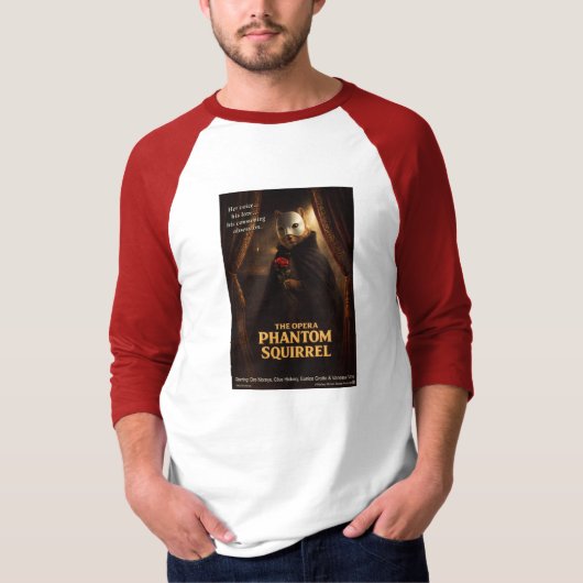 オペラの幻影リス パロディ Tシャツ (正面)