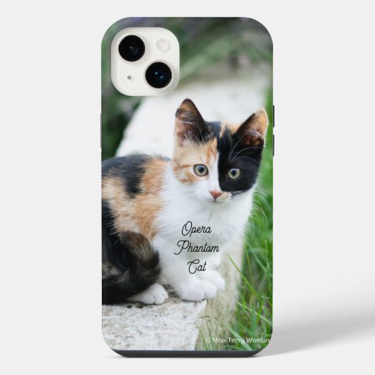 オペラの幻影猫 iPhoneケース (裏面)
