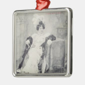 オペラの行為IIからの場面「La Boheme メタルオーナメント (左)