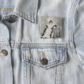 オペラの行為IIからの場面「La Boheme 缶バッジ (インサイチュ)