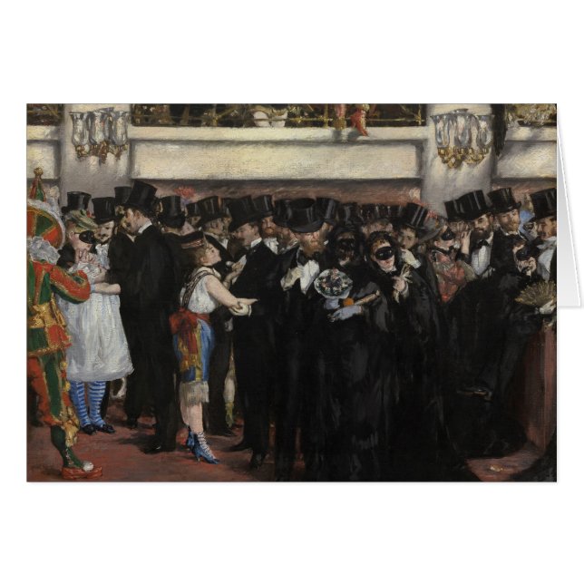 オペラのManet |の仮装舞踏会、1873年 (正面横)