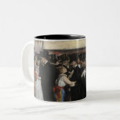 オペラのManet |の仮装舞踏会、1873年 ツートーンマグカップ (正面左)