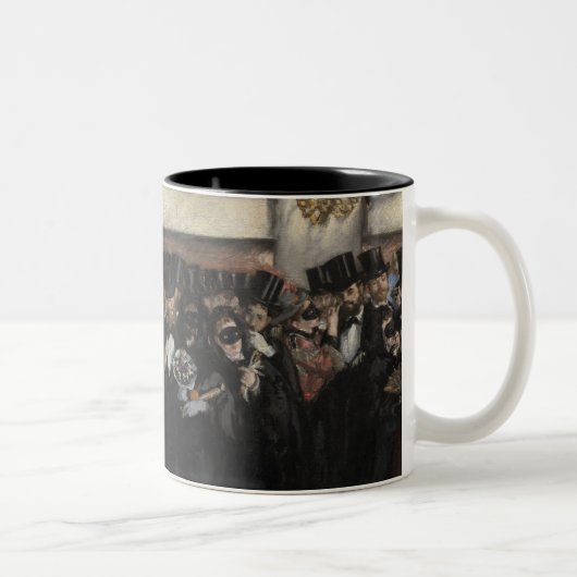 オペラのManet |の仮装舞踏会、1873年 ツートーンマグカップ (右)