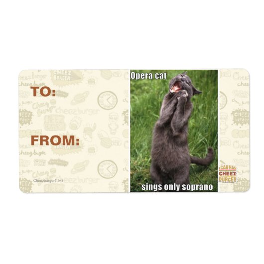 オペラキャット ラベル (正面)