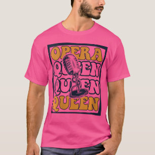 オペラクイーンオペラハウステノールシンガーボーカリスト Tシャツ