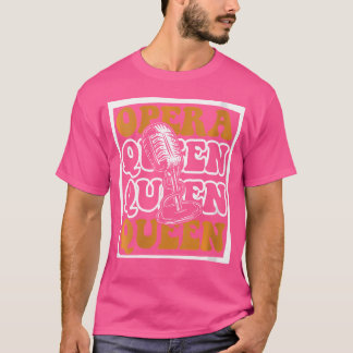 オペラクイーンオペラハウステノールシンガーボーカリスト Tシャツ