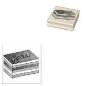 オペラケーキペストリフランスのーパティスリーのデザート食品 ラバースタンプ (押印)