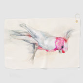 オペラコッカトゥー ゴルフタオル (横)