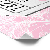 オペラシャワーパーソナライズされたおもしろいバスルームプリント ポスター (角)