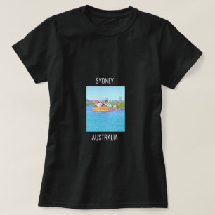 オペラハウスシドニーハーバーウォータービューTシャツ Tシャツ
