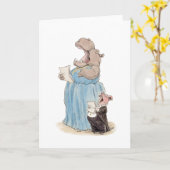 オペラヒッポとピグカード カード (黄色い花)