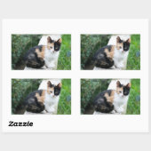 オペラファントム猫 長方形シール (シート)