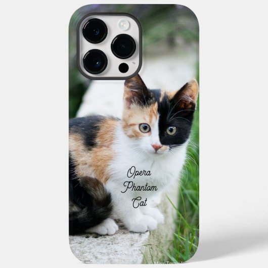 オペラファントム猫 Case-Mate iPhoneケース (裏面)