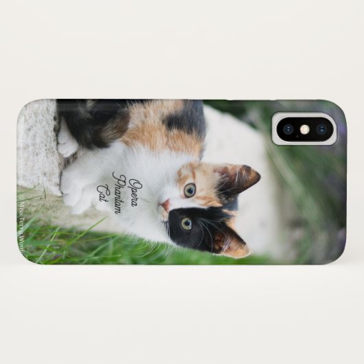 オペラファントム猫 Case-Mate iPhoneケース (裏面(横))
